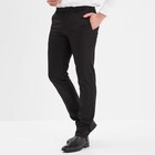 Pantalon droit avec pinces noir homme dans le catalogue La Halle