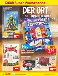 Netto Marken-Discount Milka Adventskalender im Prospekt 