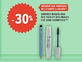 -30% sur la gamme maquillage des yeux et des ongles Eye Care Cosmetics - EYE CARE COSMETICS - E.Leclerc -30% sur la gamme maquillage des yeux et des ongles Eye Care Cosmetics - EYE CARE COSMETICS dans le catalogue E.Leclerc