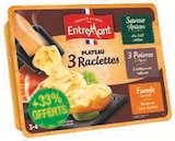 Fromage pasteurise 3 raclettes - ENTREMONT en promo chez U Express Limoges à 9,12 €