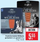 Kodiak Wildlachs geräuchert Angebote von Friedrichs bei Marktkauf Stuttgart für 5,55 €