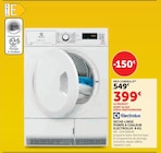 Sèche-linge pompe à chaleur 8 kg - ELECTROLUX en promo chez Hyper U Saint-Raphaël à 399,00 €