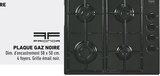 Plaque gaz noire - FRIONOR - Brico Cash à Cergy Plaque gaz noire - FRIONOR en promo chez Brico Cash Cergy