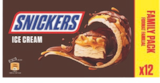12 barres glacées - SNICKERS en promo chez Supeco 12 barres glacées - SNICKERS dans le catalogue Supeco