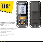 Tout Faire Saint-Michel-l'Écluse-et-Léparon - Promo TÉLÉMÈTRE LASER VERT 100 M Promo TÉLÉMÈTRE LASER VERT 100 M à 112,00 € dans le catalogue Tout Faire à Saint-Michel-l'Écluse-et-Léparon