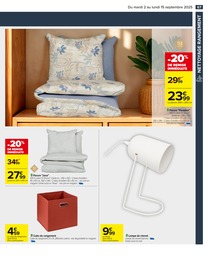 Prix et réduction Lampe dans le prospectus Carrefour en cours Offre Lampe dans le catalogue Carrefour du moment à la page 69