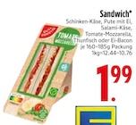 Sandwich Schinken-Käse bei EDEKA im Prospekt "" für 1,99 €
