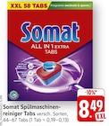 Spülmaschinenreiniger Tabs im Angebot bei EDEKA in Aschaffenburg Spülmaschinenreiniger Tabs Angebote von Somat bei EDEKA Aschaffenburg für 8,49 €