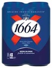 Bière Blonde - 1664 en promo chez Intermarché Perpignan à 3,16 €