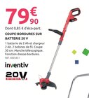 Mr.Bricolage Châteaurenard - Promo Coupe-bordures sur batterie 20 v Promo Coupe-bordures sur batterie 20 v à 79,90 € dans le catalogue Mr.Bricolage à Châteaurenard