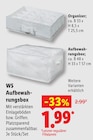 Aufbewahrungsbox im Lidl Prospekt Organizer von W5 im aktuellen Lidl Prospekt für 1,99 €