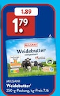 Weidebutter von Milsani im aktuellen ALDI SÜD Prospekt für 1,79 €