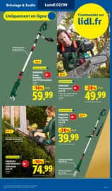 Promos Tronçonneuse dans le catalogue "Foire aux vins" de Lidl Tronçonneuse en promo dans le catalogue Lidl à la page 9