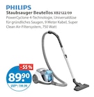 Staubsauger Beutellos XB2122/09 Angebote von Philips bei V-Markt Kempten für 89,90 €