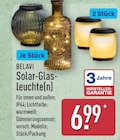 Solar-Glas-Leuchte(n) von BELAVI im aktuellen ALDI Nord Prospekt