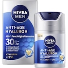 Nivea im dm-drogerie markt Prospekt Anti Age Feuchtigkeitscreme Hyaluron LSF 30 von NIVEA MEN im aktuellen dm-drogerie markt Prospekt für 13,95 €