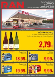 Aktueller RAN Tankstellen Prospekt für Ehingen: RAN mit 2} Seiten, 16.01.2026 - 31.01.2026