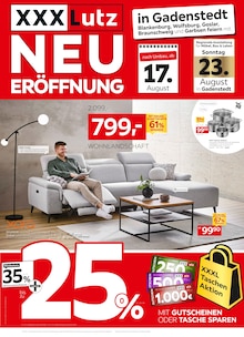 XXXLutz Braunschweig Prospekt der aktuellen Woche, gültig von 15.08.2026 bis 28.08.2026 Aktueller XXXLutz Braunschweig Prospekt "NEUERÖFFNUNG in Gadenstedt" mit 12 Seiten