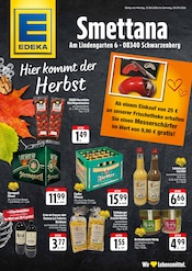 EDEKA Supermarkt Prospekt der aktuellen Woche mit 2 Seiten, gültig von 31.08.2026 bis 05.09.2026, in Schwarzenberg und Umgebung Aktueller EDEKA Supermarkt Prospekt in Schwarzenberg und Umgebung, "Aktuelle Angebote" mit 2 Seiten, 31.08.2026 - 05.09.2026