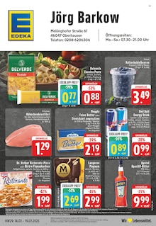EDEKA Prospekt der Woche "Aktuelle Angebote" Seite 1, 14.07.2025 bis 19.07.2025 für Oberhausen Aktueller EDEKA Prospekt "Aktuelle Angebote" Seite 1 von 24 Seiten für Oberhausen