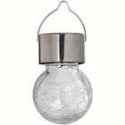 Ampoule 1 led inox et verre craquelé multicolore ø6cm en promo chez Maxi Bazar Saint-Maur-des-Fossés à 1,99 €