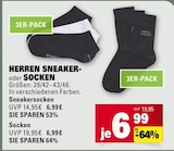 Sneakersocken im Angebot bei E center in Darmstadt Sneakersocken Angebote bei E center Darmstadt für 6,99 €