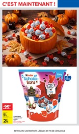 Promos Kinder dans le catalogue "AU COEUR DU GOÛT" de Carrefour Market Kinder en promo dans le catalogue Carrefour Market à la page 3