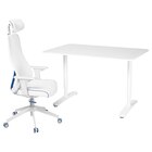 Schreibtisch und Stuhl weiß Angebote von BEKANT / MATCHSPEL bei IKEA Ahlen für 274,00 €