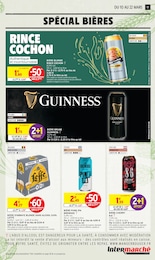 Prix et réduction Guinness dans le prospectus Intermarché Super en cours Offre Guinness dans le catalogue Intermarché Super du moment à la page 17