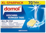 Geschirr-Reiniger Tabs XL-Sparpack von Domol im aktuellen Rossmann Prospekt für 5,49 €