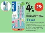3 rollers frixion ball édition limitée + 1 gomme - PILOT dans le catalogue E.Leclerc