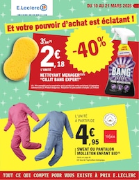 Catalogue Supermarchés E.Leclerc en cours à Gémozac et alentours, Et votre pouvoir d'achat est éclatant !, 48 pages, 10/03/2026 - 21/03/2026