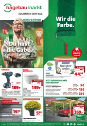 Hagebaumarkt Prospekt für Hamburg mit 12 Seiten Hagebaumarkt Prospekt für Hamburg: "Du hast die Gabe. Wir die Farbe.", 12 Seiten, 01.10.2022 - 07.10.2022