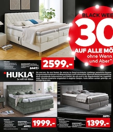 Bett im porta Möbel Prospekt "BLACK WEEK" mit 8 Seiten (Aachen)