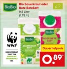 Bio Sauerkraut oder Rote BeteSaft Angebote von BioBio bei Netto Marken-Discount Koblenz für 0,89 €