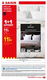 Offre Oreiller dans le catalogue Carrefour Market du moment à la page 2