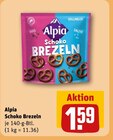 Schoko Brezeln von Alpia für 1,59 € bei REWE im Angebot Schoko Brezeln von Alpia im aktuellen REWE Prospekt