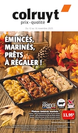Catalogue Supermarchés Colruyt en cours à Hussigny-Godbrange et alentours, "ÉMINCÉS, MARINÉS, PRÊTS À RÉGALER !", 8 pages, 12/11/2025 - 16/11/2025