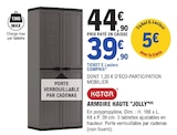 E.Leclerc Le Pian-Médoc - Promo Armoire Haute Jolly Promo Armoire Haute Jolly à 39,90 € dans le catalogue E.Leclerc à Le Pian-Médoc