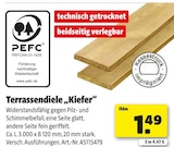 Terrassendiele „Kiefer“ Angebote von PEFC bei Hagebaumarkt Salzgitter für 1,49 €