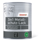 3in1 Metallschutz-Lack bei toom Baumarkt im Espelkamp Prospekt für 7,49 €