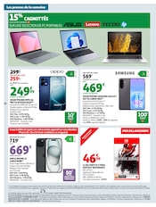 Promos Samsung dans le catalogue "BIEN AU CHAUD" de Auchan Hypermarché Samsung en promo dans le catalogue Auchan Hypermarché à la page 50