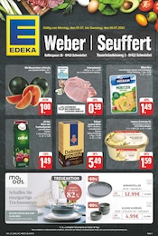 nah und gut Prospekt für Schweinfurt: "Wir lieben Lebensmittel!", 8 Seiten, 01.07.2024 - 06.07.2024