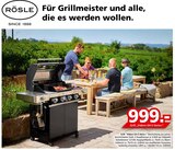Grill „Videro G4-S Vario+“ von Rösle im aktuellen Segmüller Prospekt für 999,00 €