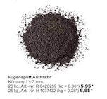 i&M BauCentrum Wethau - Fugensplitt Anthrazit Angebot im Prospekt Fugensplitt Anthrazit bei i&M BauCentrum im Wethau Prospekt für 5,95 €