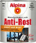 Metallschutz-Lack Anti-Rost von Alpina im aktuellen Globus-Baumarkt Prospekt