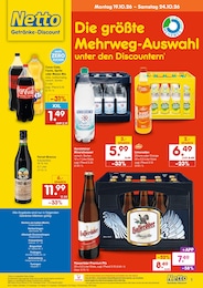 Netto Marken-Discount Prospekt für Kippenheim mit 2 Seiten Netto Marken-Discount Prospekt für Kippenheim: "DER ORT, AN DEM DU IMMER AUSGEZEICHNETE PREISE FINDEST.", 2 Seiten, 19.10.2026 - 24.10.2026