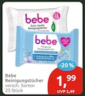 Reinigungstücher von Bebe im aktuellen budni Prospekt für 1,99 €