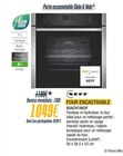 Proxi Confort Champagne-Mouton - Promo Four encastrable Promo Four encastrable à 1 049,00 € dans le catalogue Proxi Confort à Champagne-Mouton