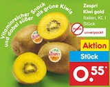 Kiwi gold Angebote von Zespri bei Netto Marken-Discount Ulm für 0,55 €